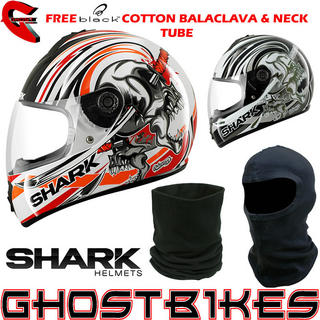 View Item Shark S600 Chuka Chuka Motorcycle Helmet + FREE Balaclava + Neck Tube