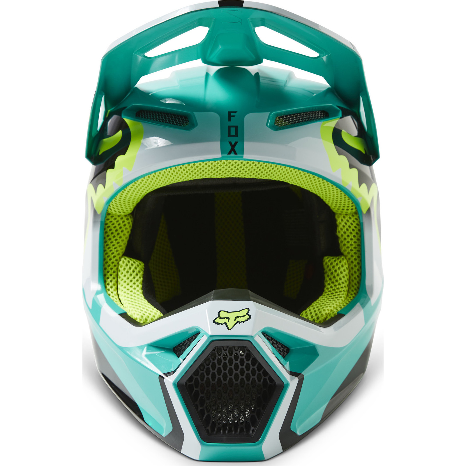 Fox Racing 2023 V1 Leed Motocross Helmet New Arrivals Ghostbikes