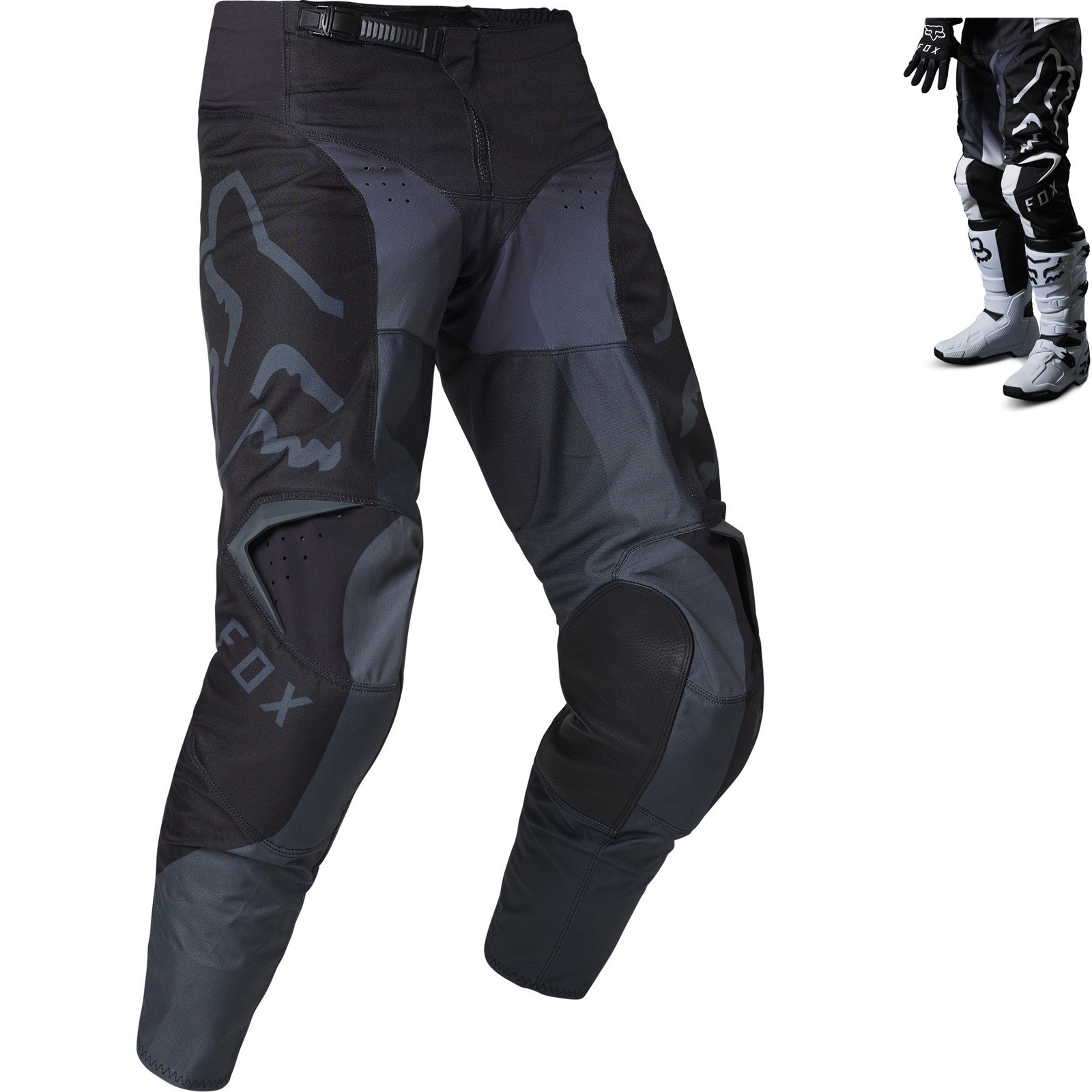 Fox Racing Leed Black Motocross Pants Recommended Biker