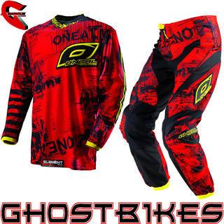 View Item Oneal Element 2013 Toxic Red-Yellow Motocross Kit