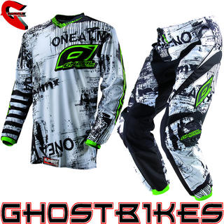 View Item Oneal Element 2013 Toxic Black-Green Motocross Kit