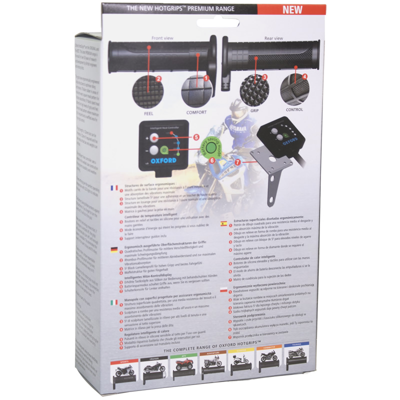 OXFORD HOT GRIPS PREMIUM ADVENTURE MOTORCYCLE HEATED GRIPS ENDURO BIKE