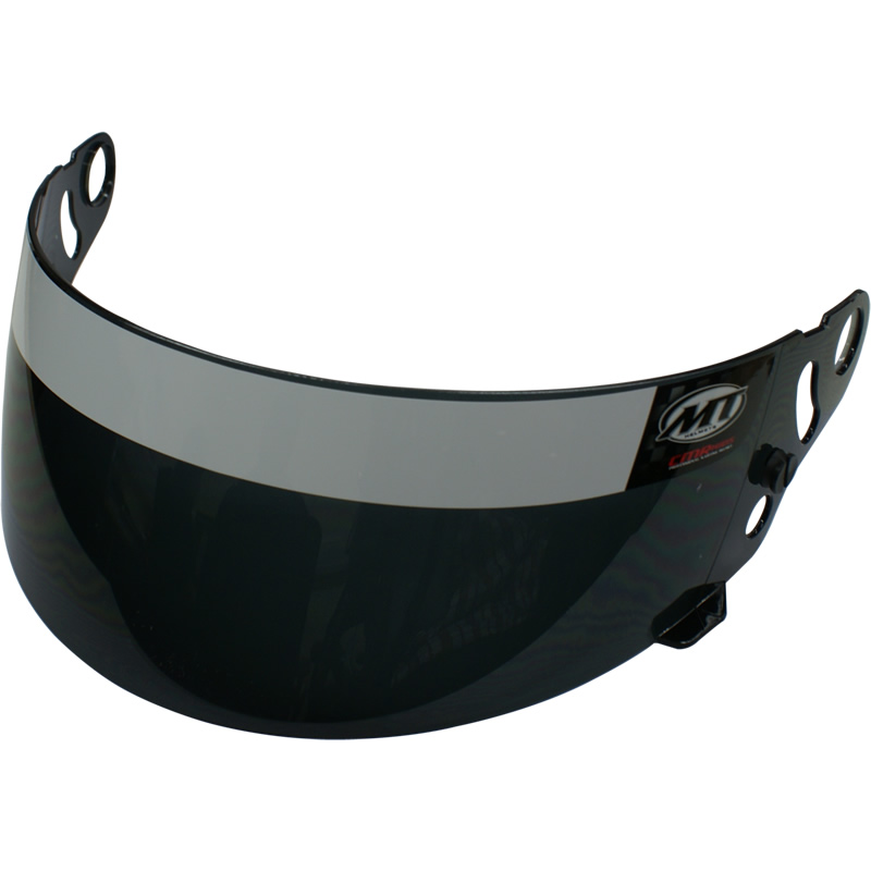 MT CMR Kids Dark Visor For Karting Helmet Black Smoke Tinted Track