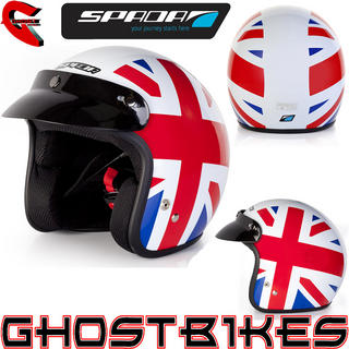View Item Spada Brit Open Face Motorcycle Helmet