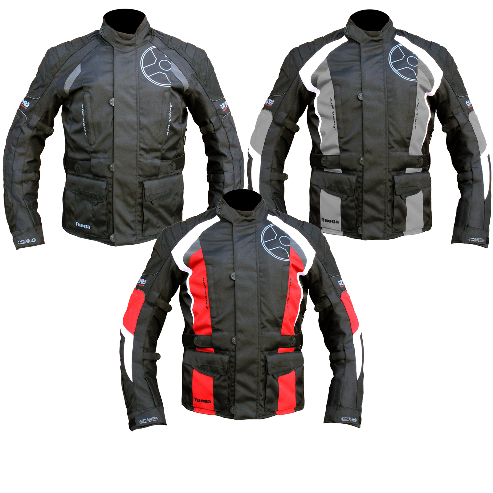 OXFORD FUEGA WATERPROOF MOTORCYCLE MOTORBIKE REFLECTIVE TOURING THERMAL