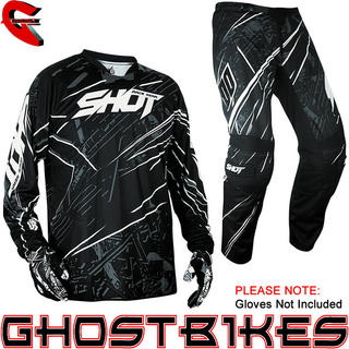 View Item Shot 2013 Devo Motion Jersey and Pants Motocross Kit Black
