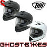 View Item THH TX-26 Plain Dual Sport Motocross Helmet