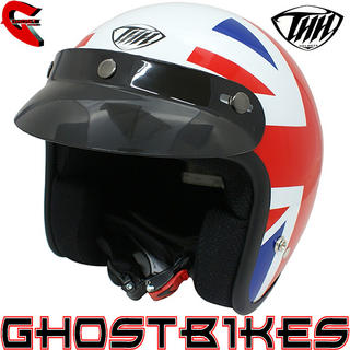 View Item THH T-380 #9 Open Face Cafe Helmet