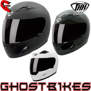 View Item THH TS-39 Plain Full Face Helmet