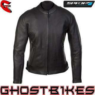 View Item Spada Ninety5 Scroll Ladies Leather Motorcycle Jacket