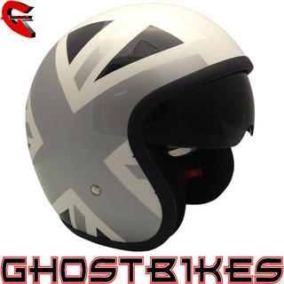 View Item Viper RS-V06 Union Jack Grey Open Face Motorcycle Helmet