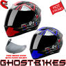 View Item Shox Axxis Powerhouse Motorcycle Helmet + FREE Smoke Visor