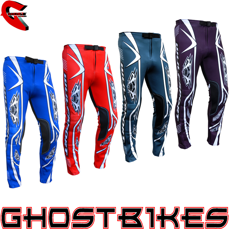 WULFSPORT TRIALS ELASTICATED FADE FREE TRAILS TROUSERS PADDED MX OFF ROAD PANTS eBay