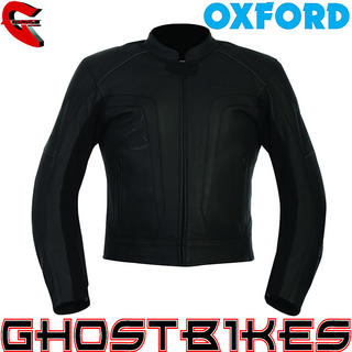 View Item Oxford Atom Leather Motorcycle Jacket