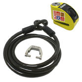 View Item Xena XZZ6 Motorcycle Disc Lock Alarm and Xena XZA150 Cable and Adapter