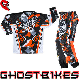 View Item Wulfsport 2013 Stratos Cub Orange Junior Motocross Kit