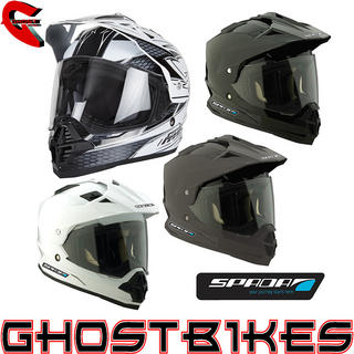 View Item Spada Sting Dual Sport Motorcycle Helmet