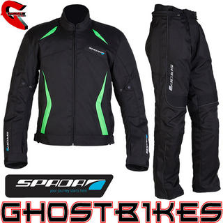 View Item Spada Orbit Jacket and Fineliner Trousers Kit Black Fluo