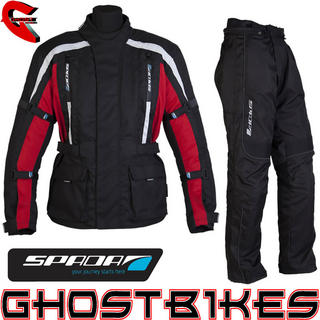 View Item Spada Core Jacket and Fineliner Trousers Kit Black Red