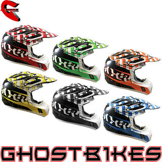 View Item THH TX-12 #13 Hazard Motocross Helmet