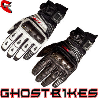 View Item Knox Orsa Leather Motorcycle Gloves