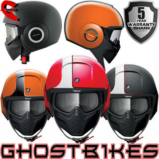 View Item Shark Raw Stripe Motorcycle Helmet