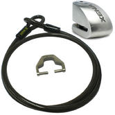 View Item Xena XX10 Motorcycle Disc Lock Alarm and Xena XXA150 Cable and Adapter