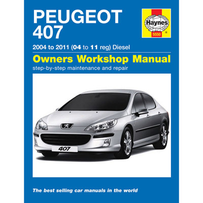 New Haynes Manual Peugeot 407 Diesel 04-2011 Car Workshop Repair Book