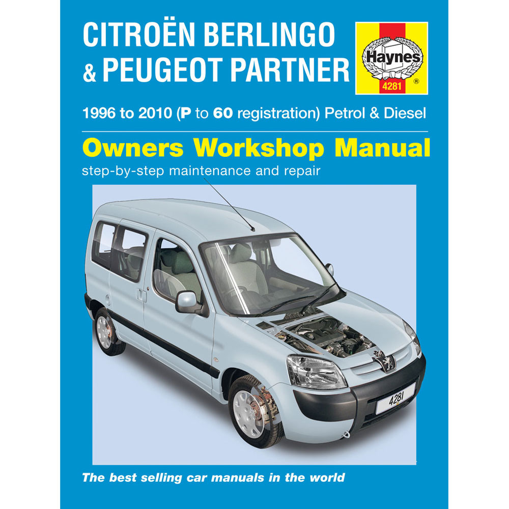 New Haynes Manual Citroen Berlingo Peugeot Partner 96-10 Workshop