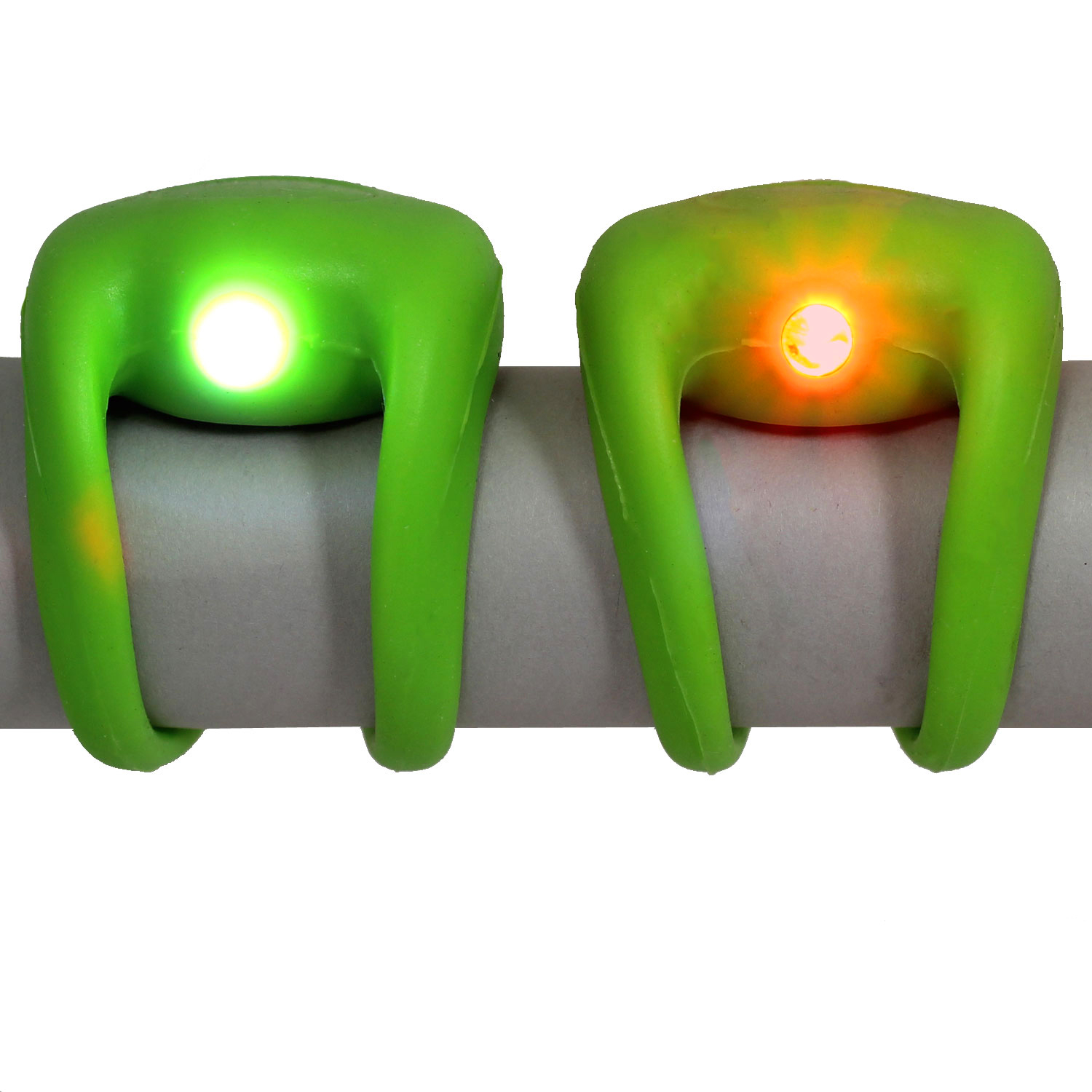 Rubber Wrap Around Cycle Lights LED Silicone Set Pair Front Rear