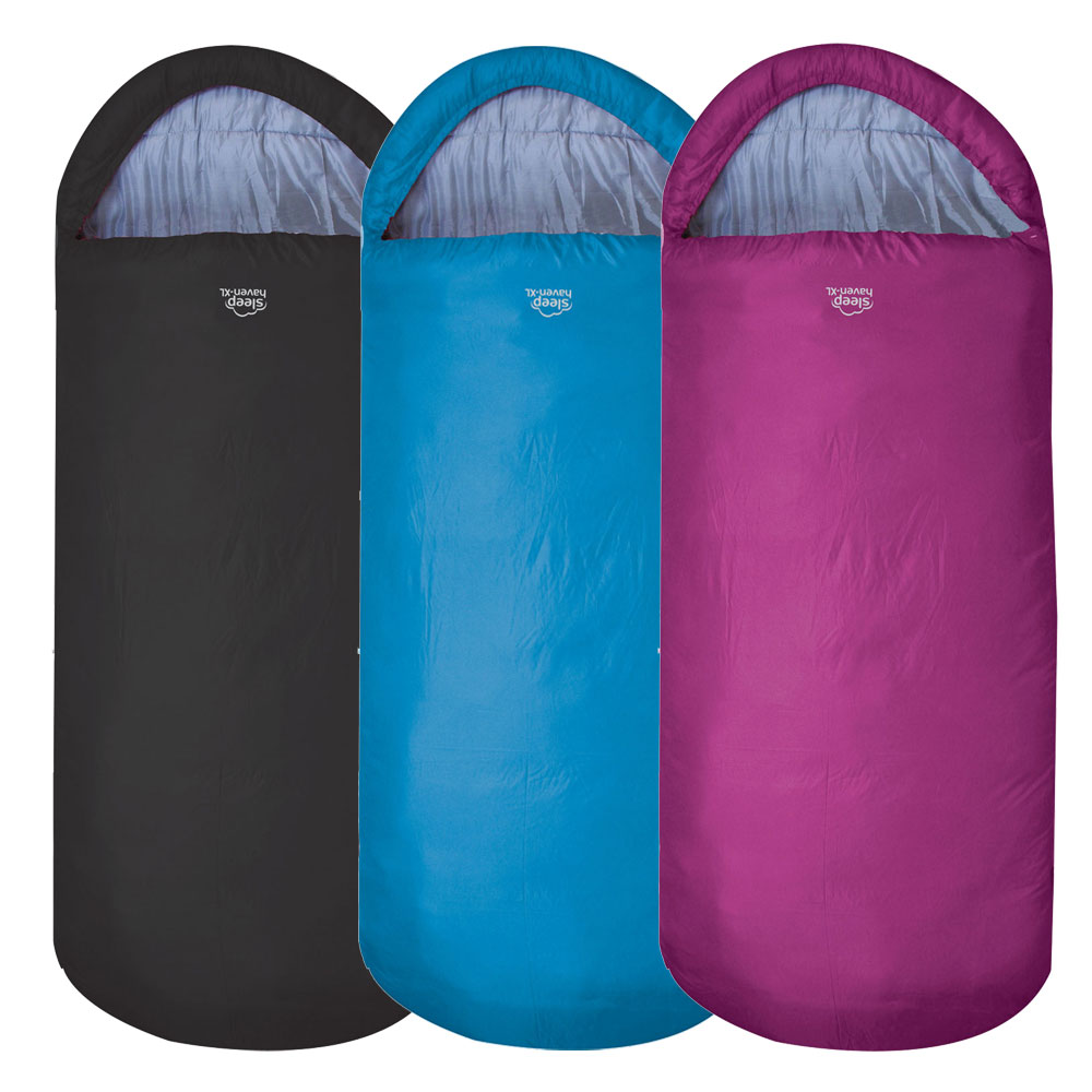 Highlander Sleephaven Adult Extra Wide Sleeping Bag Pod Large 230cm x 100cm XL