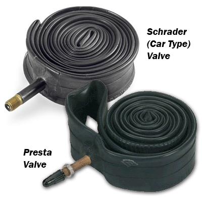 Bicycle Bike Inner Tube Schrader or Presta Valve