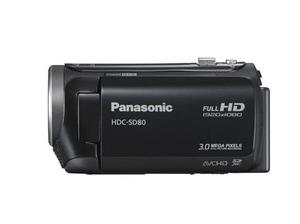 Panasonic HDC-SD80EB-K Full HD Camcorder SD Card Recording Face Recognition Preview
