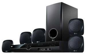 LG HT356SD 5.1 DVD HOME CINEMA SYSTEM dolby Prologic II Black With ShelfSpeakers Preview