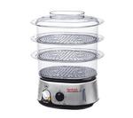 View Item Tefal Invent VC101616 3 Tier 9 Litre Food Steamer Black and Chrome