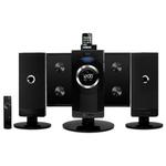 View Item iLuv iMM9400 -Vertical Mini system with iPhone iPod cradle -radio 4xCD MP3 Black