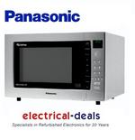 View Item Panasonic NN-CT890SBPQ Combination Microwave. 32 Litre. 1000 Watts. Stainless Steel 