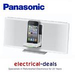 View Item Panasonic SC-HC05EB-W 40W iPod Dock - White 