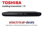 View Item Toshiba BDX1300KB Blu-ray Player, 1080p playback, HDMI, Dolby True HD & BD Live.