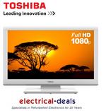 View Item Toshiba 23DL934B Full HD 23" LED TV with Built-in DVD Player, HDMI & USB. White.
