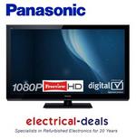 View Item Panasonic Viera TXL42U5B 42" LCD TV 1080p HD Ready. Freeview HD. 3 HDMIs. Black.