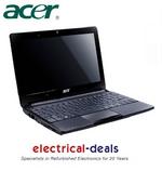 View Item ACER AS ONE D270-1GB Netbook. 1GB RAM. 320GB HDD. 8 Hour Battery Life. Black.