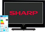 View Item Sharp LC24E240E 24" Full HD 1080p LED Backlit TV. 50Hz. HDMI & USB inputs. Black
