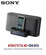 View Item Sony ICF-DS15iP ipod Dock & Alarm Clock Radio - FM / AM tuner - Compact Design