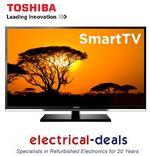 View Item Toshiba 40RL958B 40" 1080p Full HD Smart LED TV. Freeview HD, HDMI & USB Inputs.