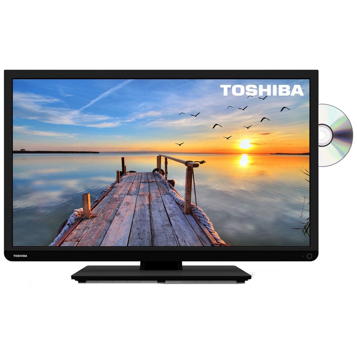 Toshiba 32d1333db 32 Inch Hd Ready Led Tv Dvd Combi Built In Freeview Usb Black Ebay 3245