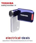 View Item Toshiba PX1687E-1CAM CAMILEO P20 Camcorder. High Definition - 5.0 MP. Deep Blue