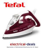 View Item Tefal FV4483 Ultraglide Steam Iron. 2300 Watts. 270ml Tank Capacity. Red & White