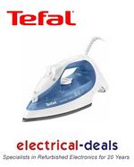 View Item Tefal FV3684 Steam Iron. 2200W. 270ml Tank Capacity. 35g/min Steam. Blue & White