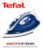 View Item Tefal FV3770 Steam Iron. 2300W. 30g/min Steam. 300ml Tank Capacity. Blue & White